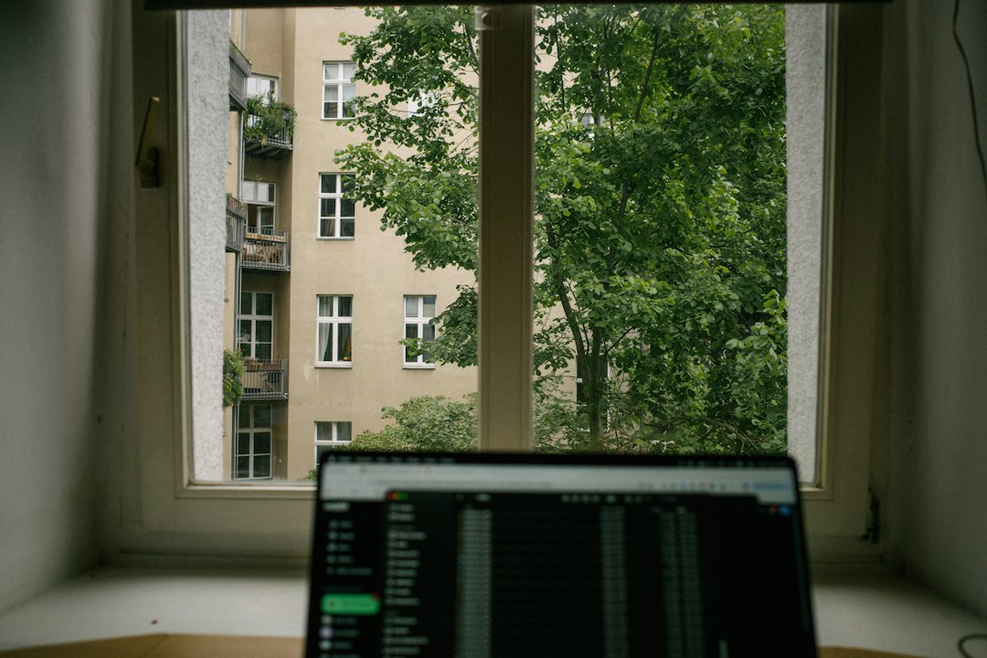 Laptop on a desk used for Excel's Data from Picture feature to import a table from a screenshot