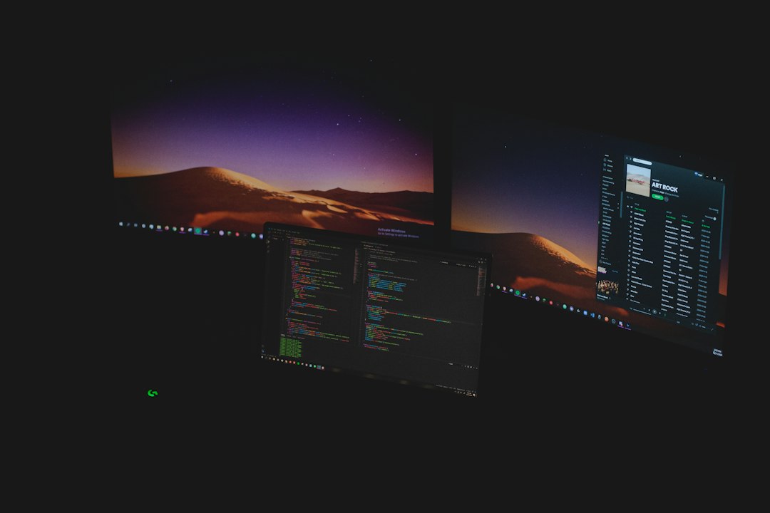 Several monitors showing software, representing the apps that query WMI and make WMI Provider Host busy