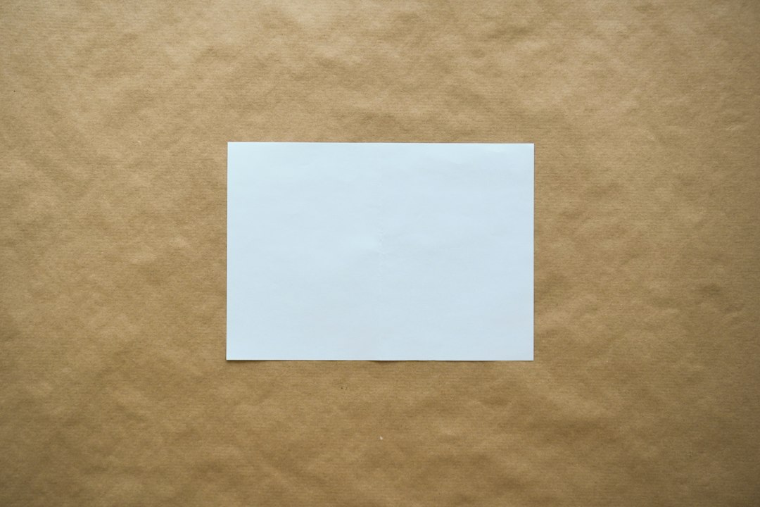 A4 page on a desk, like a letterhead that shows a header only on the first page in Word
