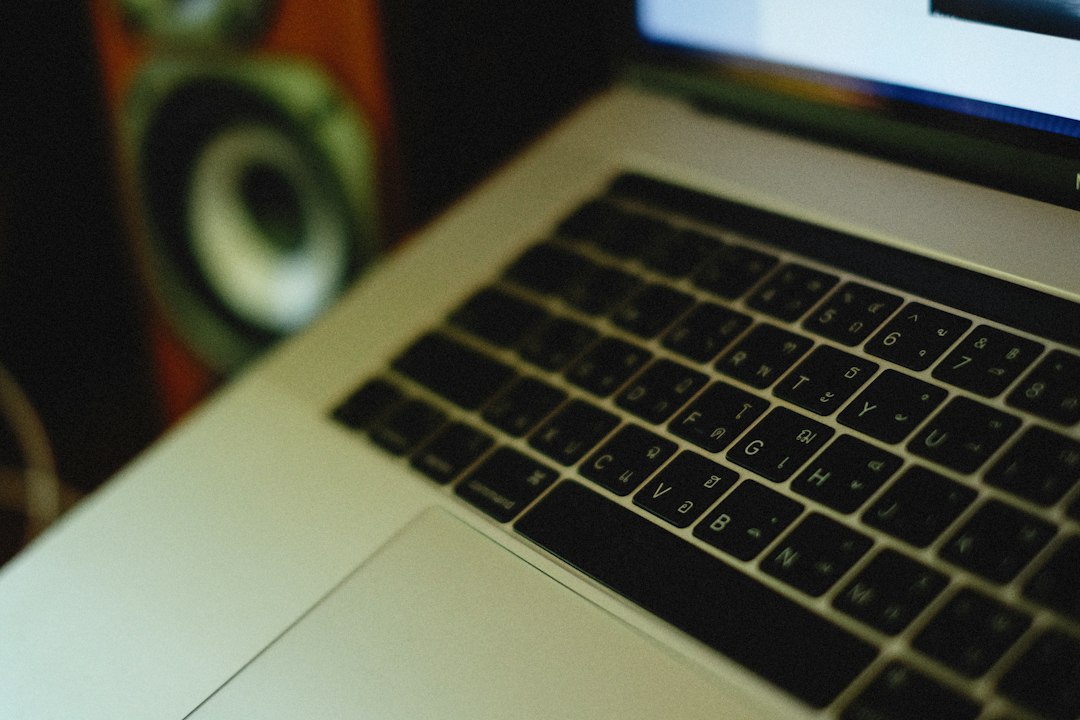 Laptop on a table, representing installing the audio and Intel Smart Sound Technology drivers from the PC maker's support site