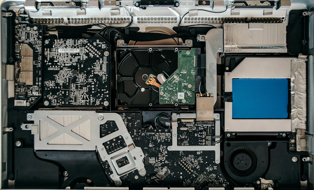Computer circuit board, representing the Intel VMD storage controller that hides drives from Windows setup