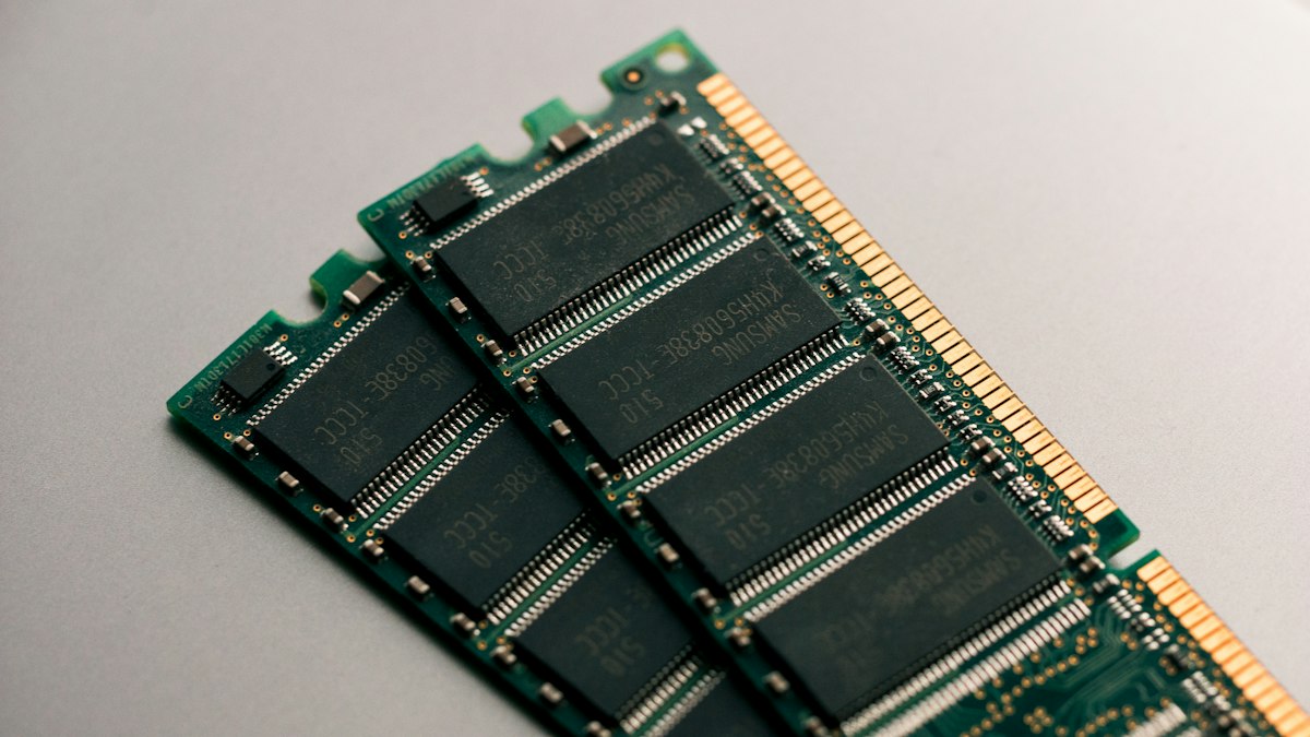Two computer RAM memory modules