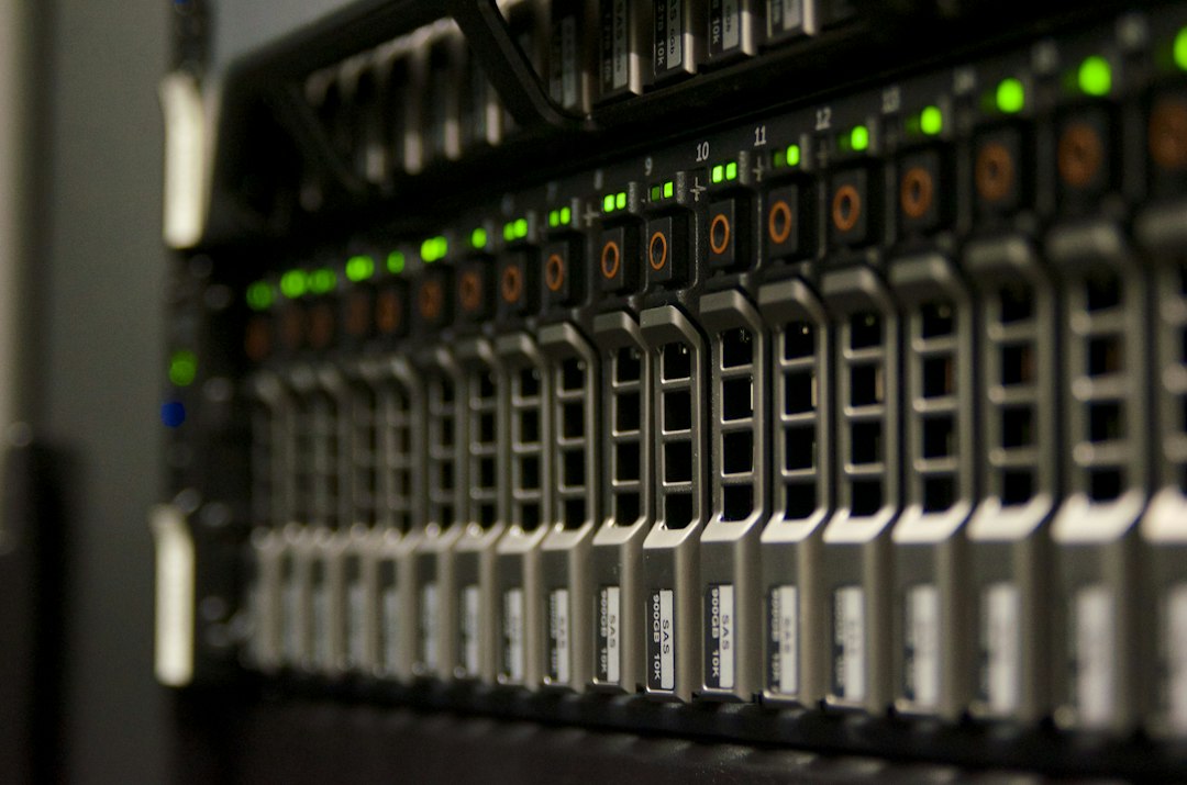 Server racks in a data center, the domain controllers that Group Policy Management Tools connect to