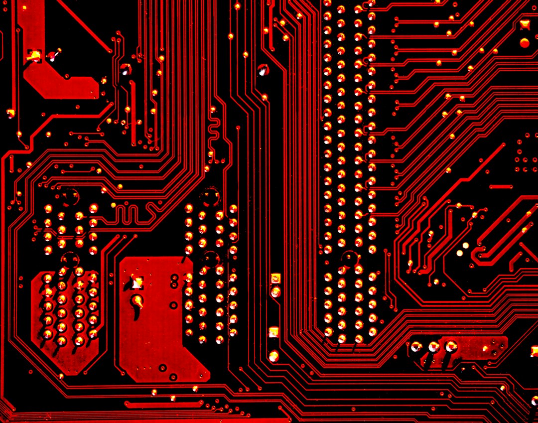 Underside of a motherboard, standing in for the PC hardware whose boot files are being repaired