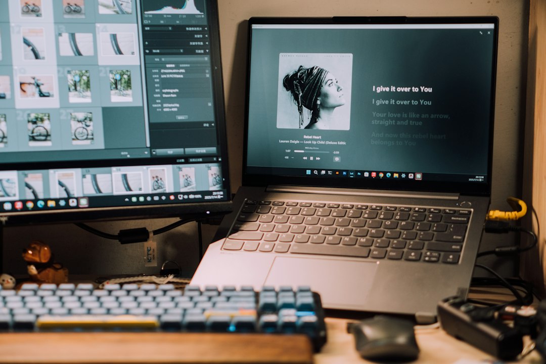 Laptop and monitor setup used to give WindowsApps folder ownership back to TrustedInstaller