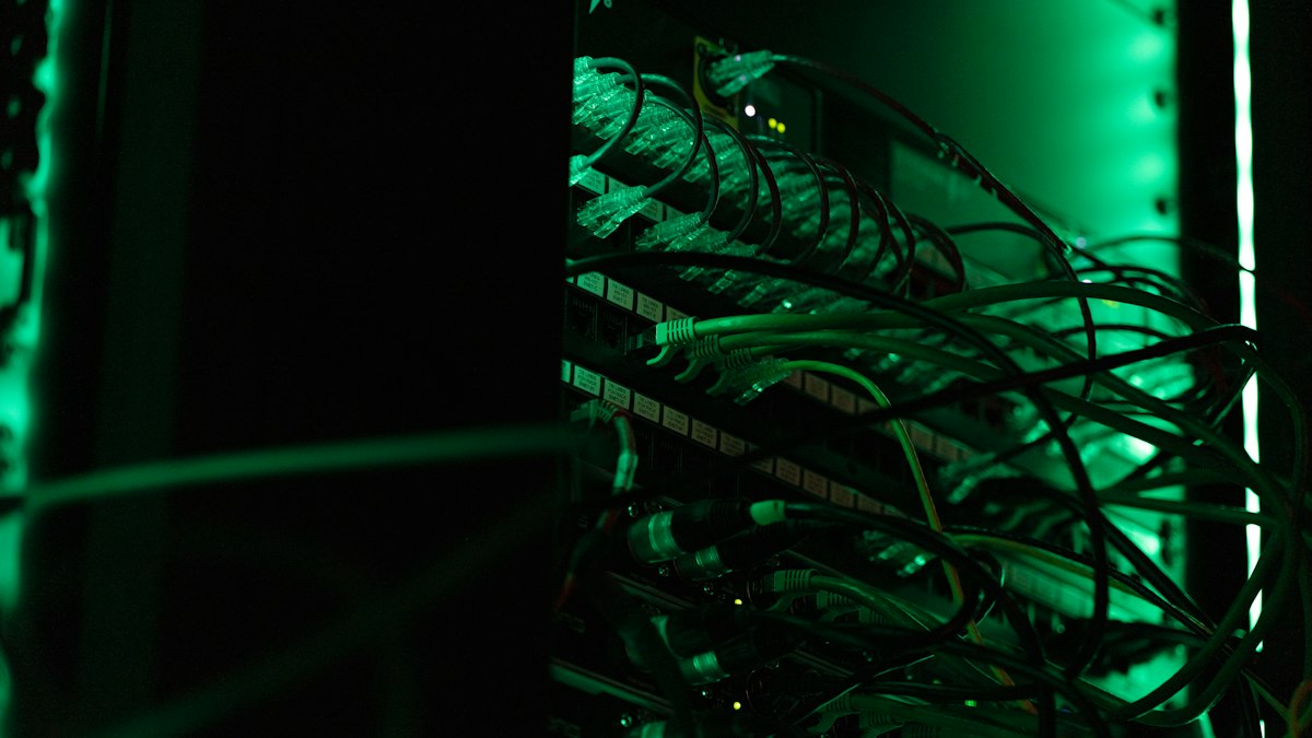 Rack of server equipment, representing a last-resort SQL Server emergency mode repair when no backup exists