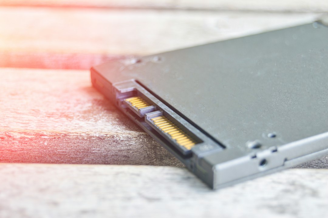 Storage drive on a table, a common source of DPC watchdog crashes when its driver or firmware is outdated