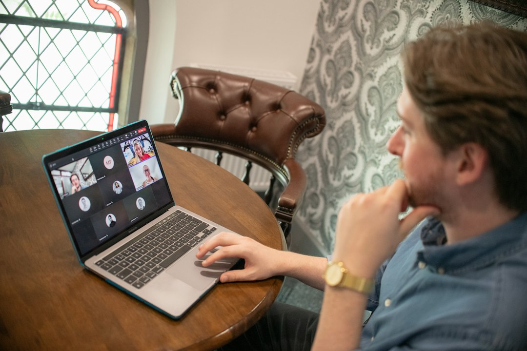 Microsoft Teams video call on a laptop, now running in the new Teams app after Teams classic was retired