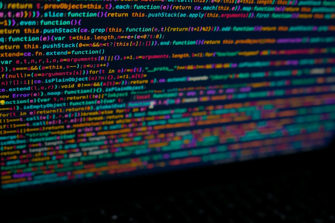 Close-up of a computer screen full of text, like the memory could not be read error