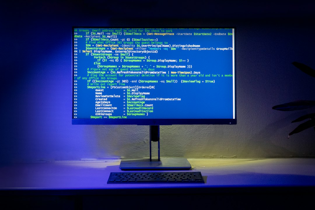Desktop computer screen, representing uninstalling the latest Windows update from the recovery menu
