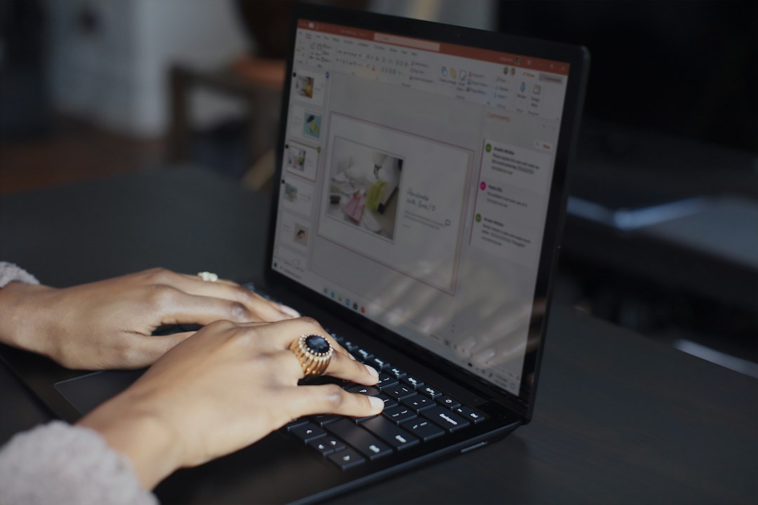 Person using a Windows laptop, where a Run as different user option can be added to the Start menu