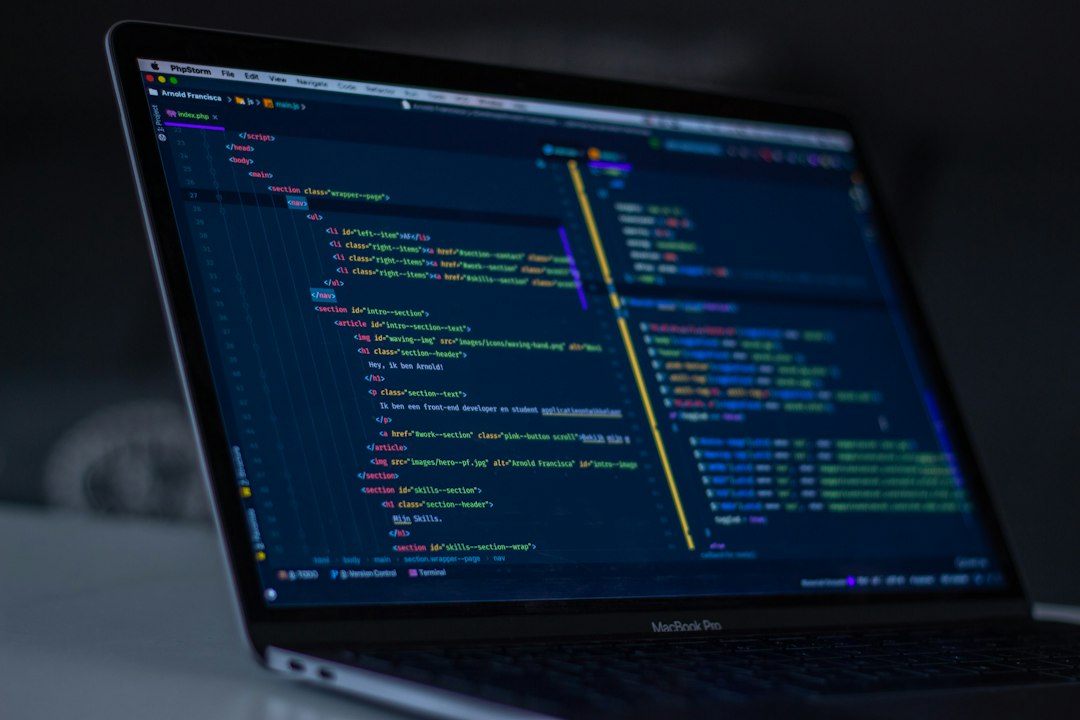 Laptop showing lines of commands, like running Windows Update from PowerShell