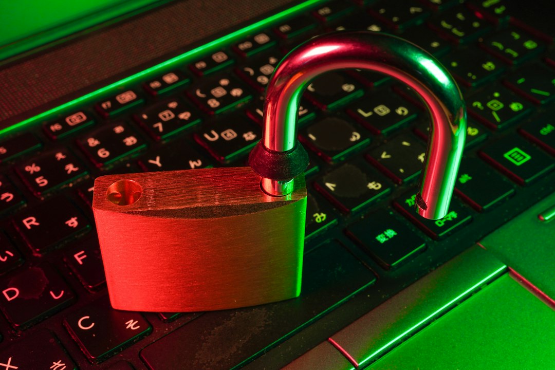 Abstract cyber security illustration