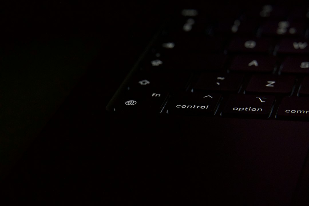 Keyboard in low light while troubleshooting an admin Command Prompt that will not open